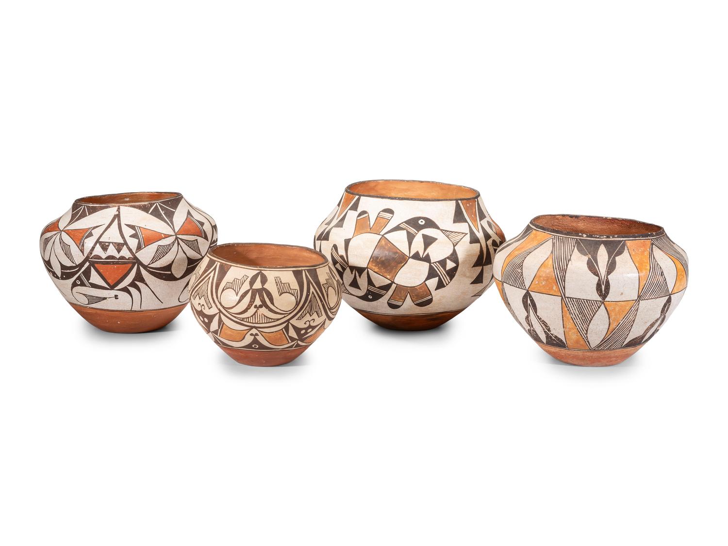Acoma Polychrome Pottery