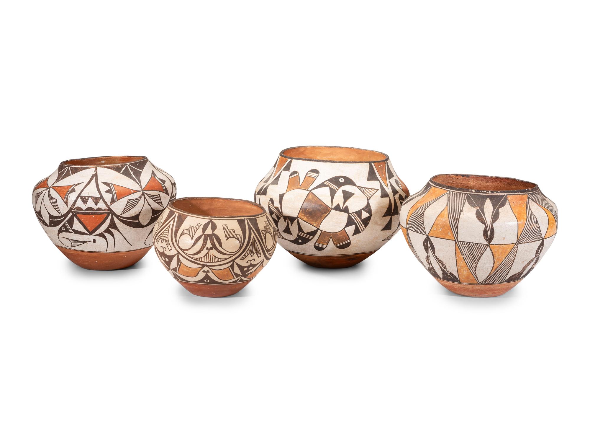 Acoma Polychrome Pottery