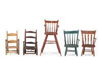 Five Child's Chairs