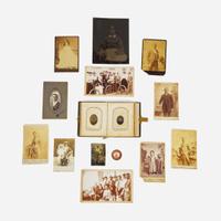 A large collection of tintypes, cabinet card photographs, and an ambrotype Predominately from Philadelphia, PA, circa 1860-1910
