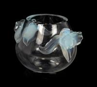 A Lalique Orchides Vase