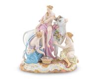 A Meissen Porcelain Figure of Europa and the Bull — LATE 19TH CENTURY
