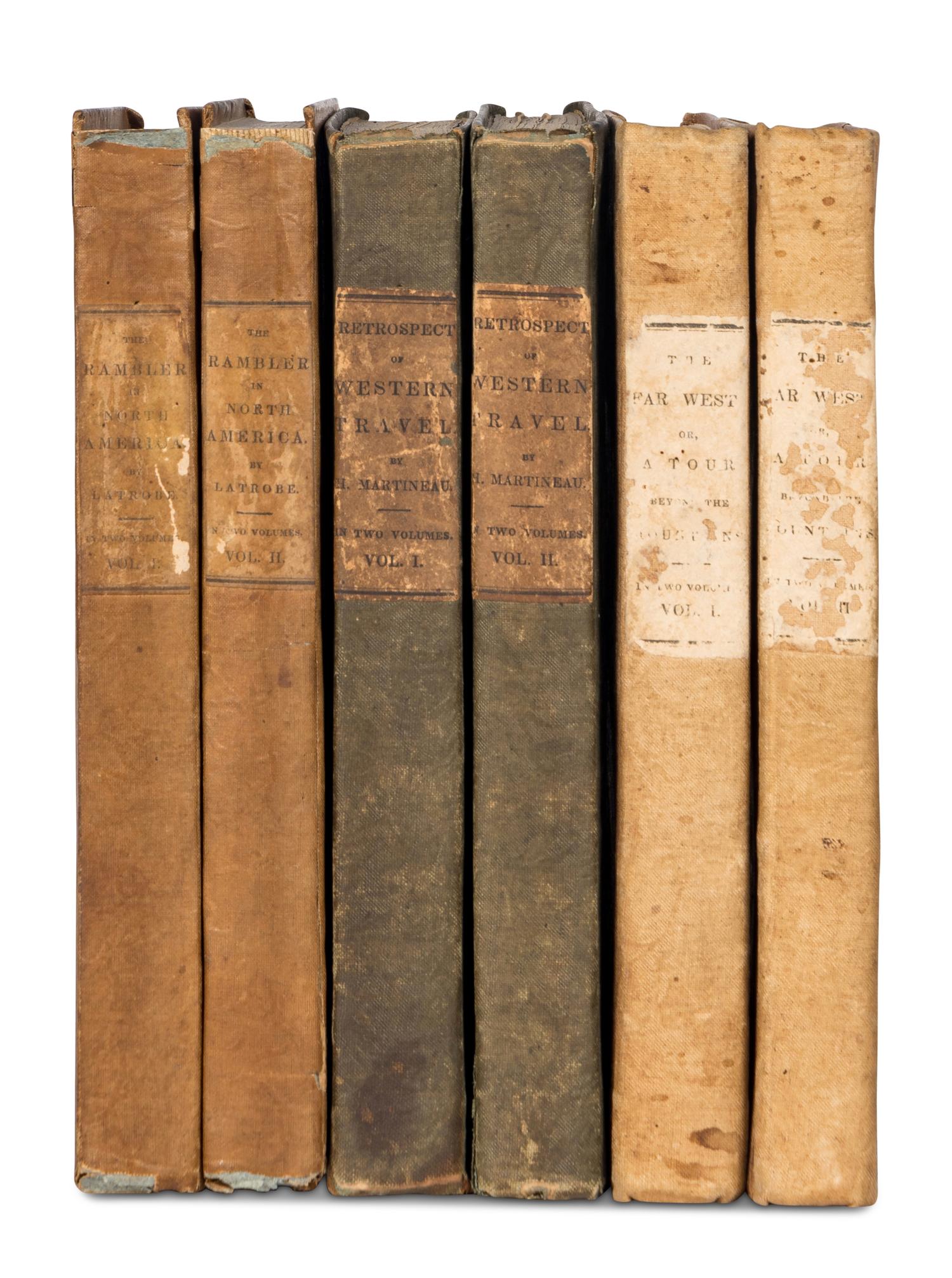 [WESTERN AMERICAN TRAVELOGUES]. A group of 3 works, comprising: