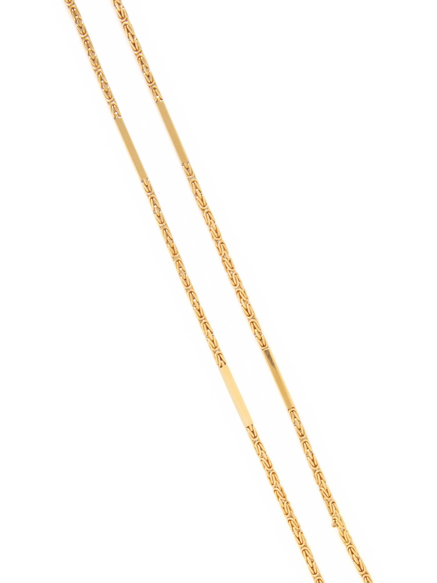 GUCCI, YELLOW GOLD LONG CHAIN NECKLACE