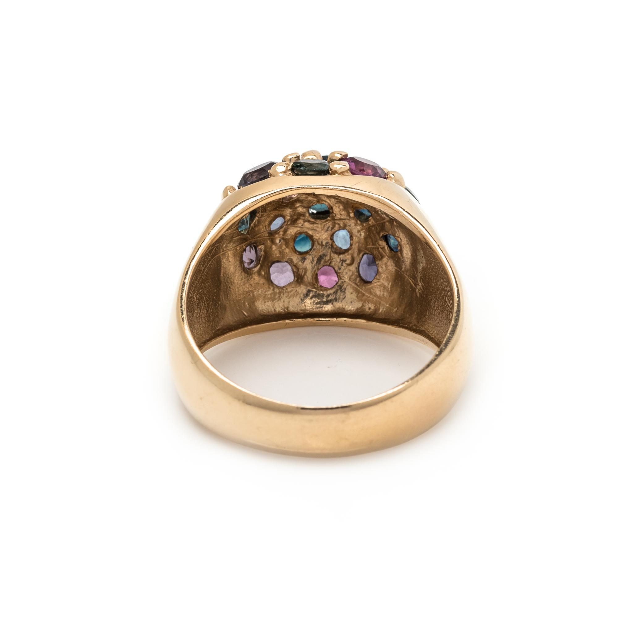 MULTICOLOR SAPPHIRE RING