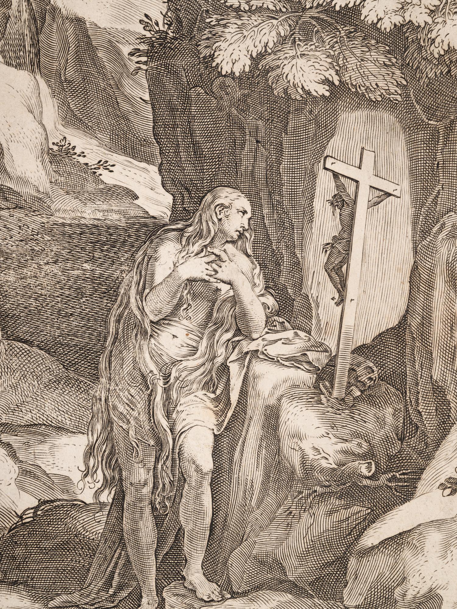 Mary Magdalene penitent in the wilderness