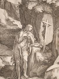 Mary Magdalene penitent in the wilderness