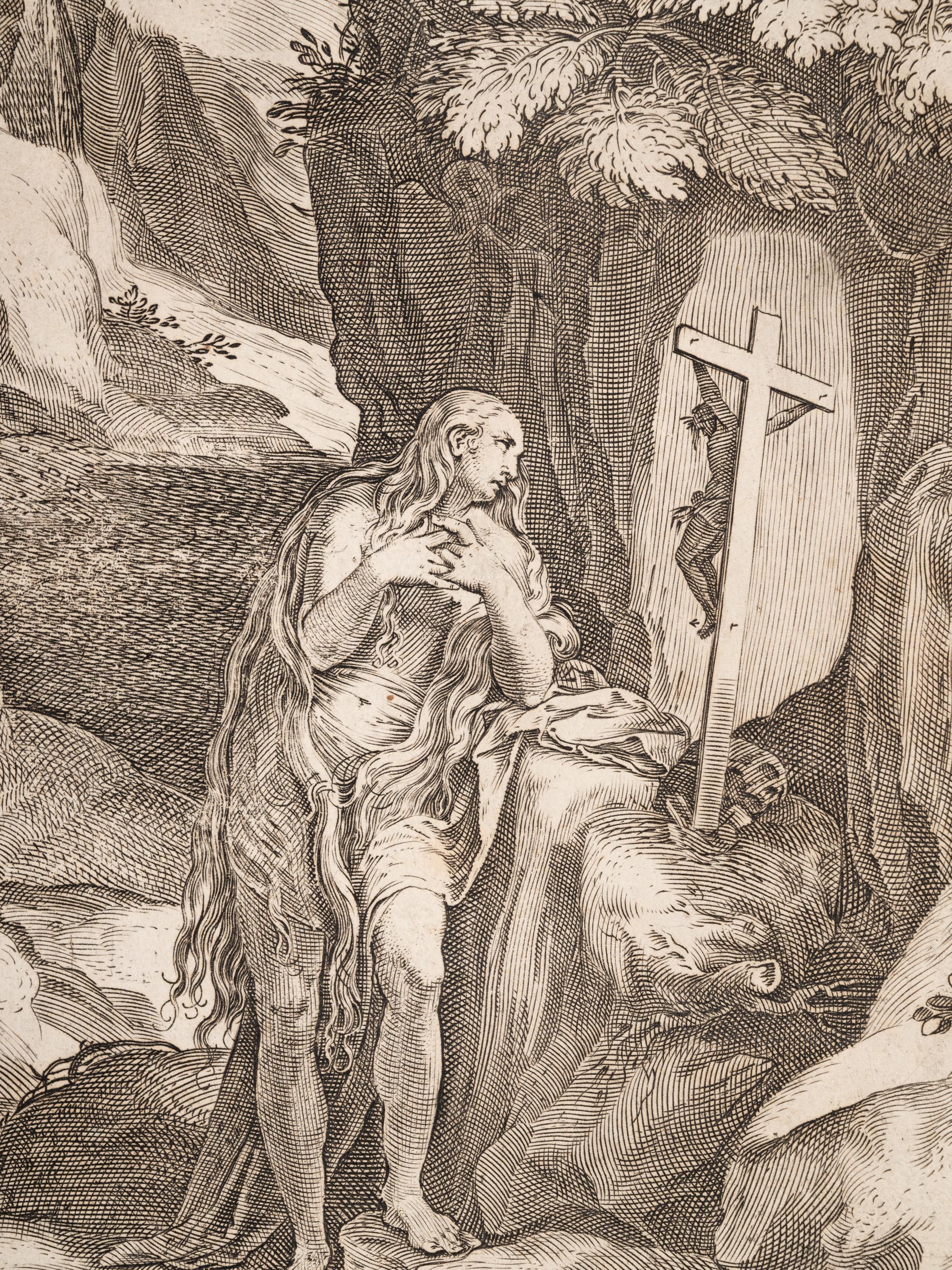 Mary Magdalene penitent in the wilderness