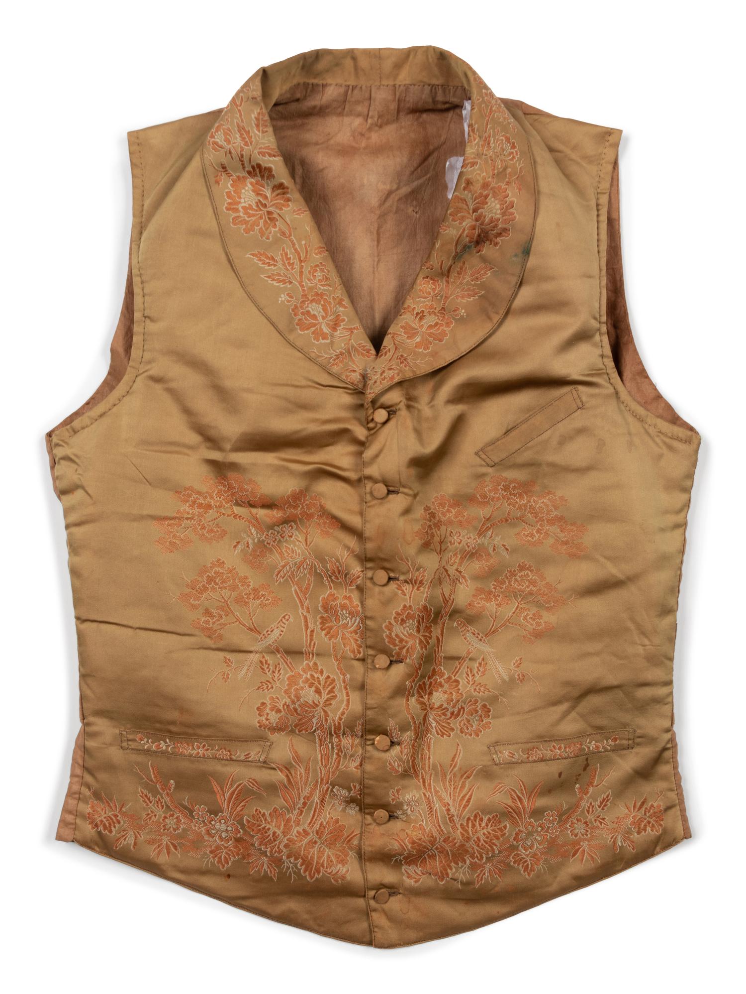 Three Men's 19th Century Waistcoats/Vests, 1850-70