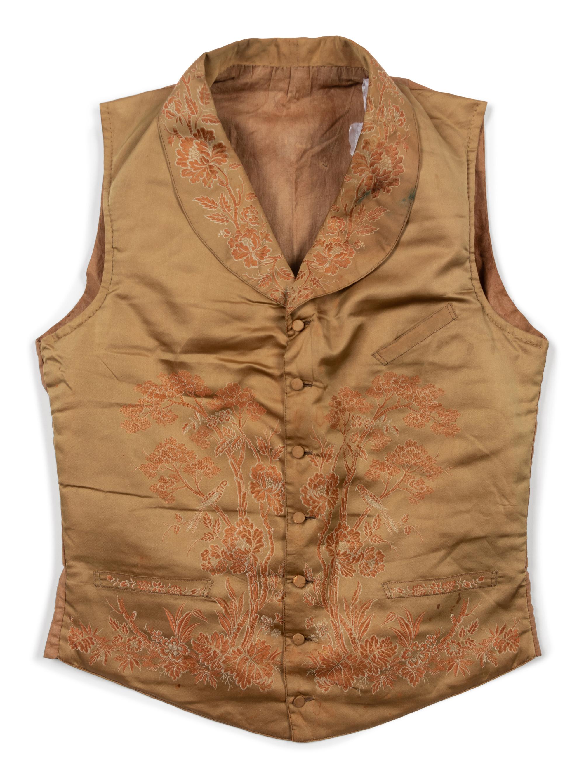 Three Men's 19th Century Waistcoats/Vests, 1850-70