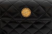 Balmain Black Leather Belt Bag, 1980-90s