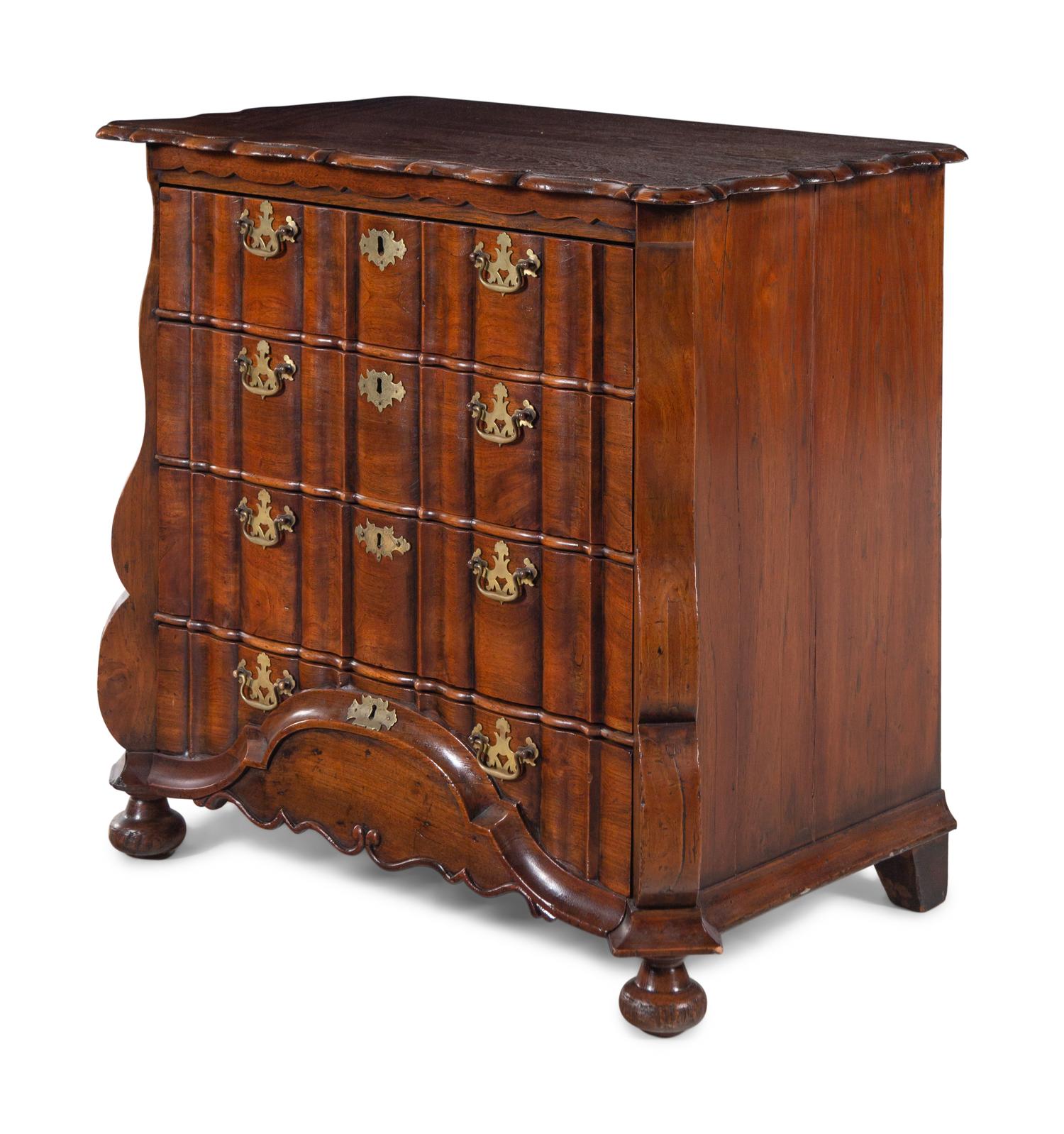 A Dutch Oak Chest of Drawers