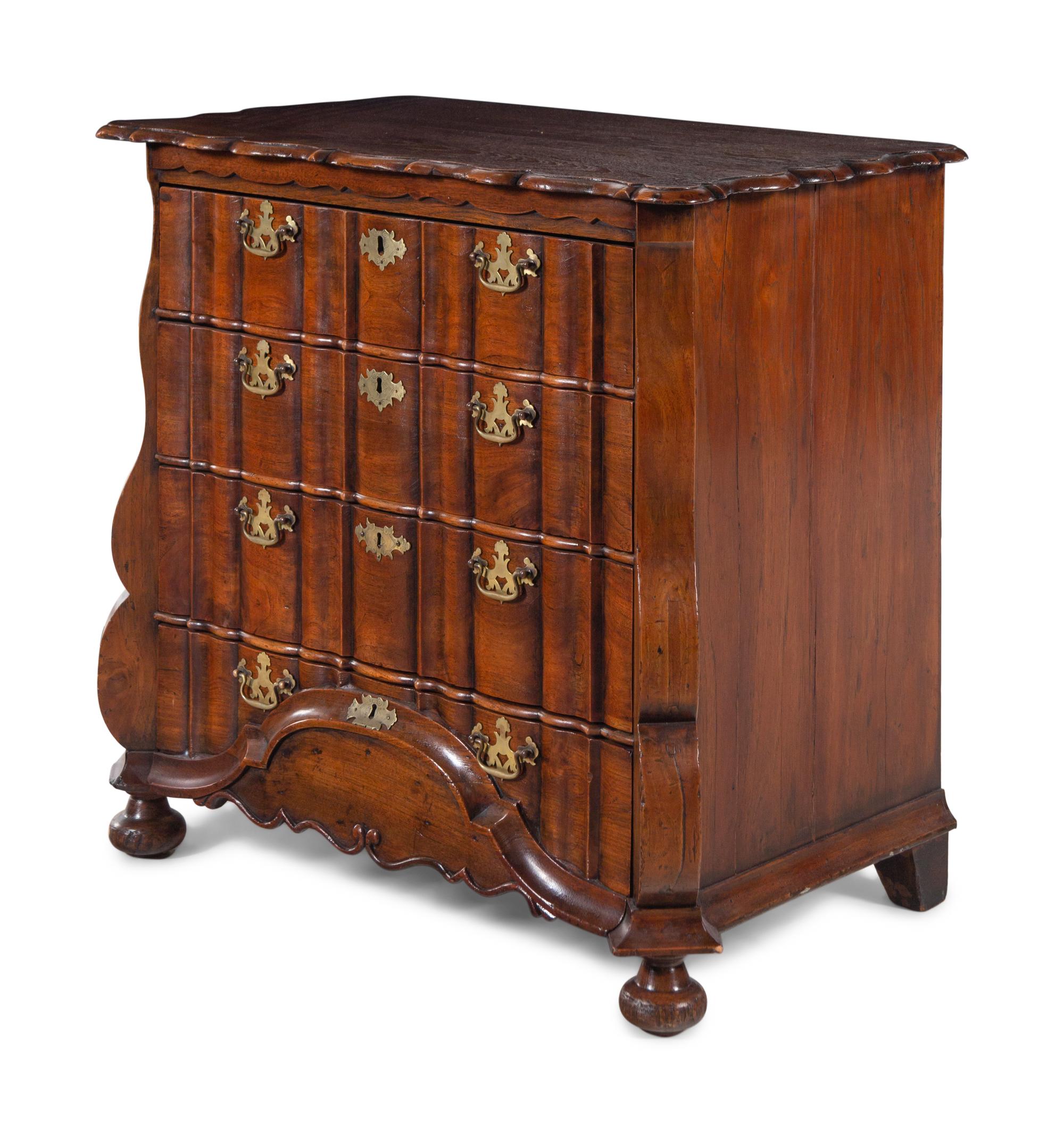 A Dutch Oak Chest of Drawers