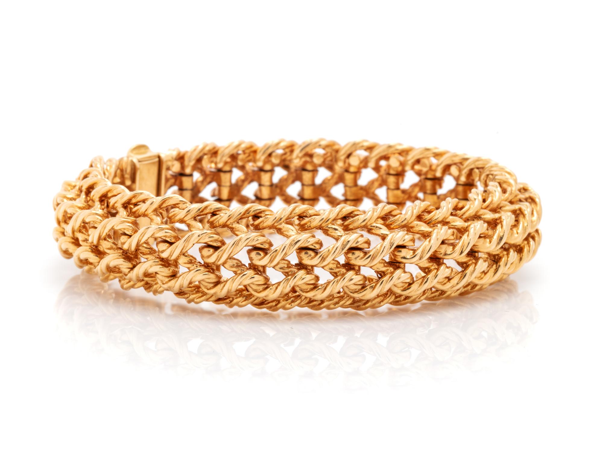 YELLOW GOLD BRACELET