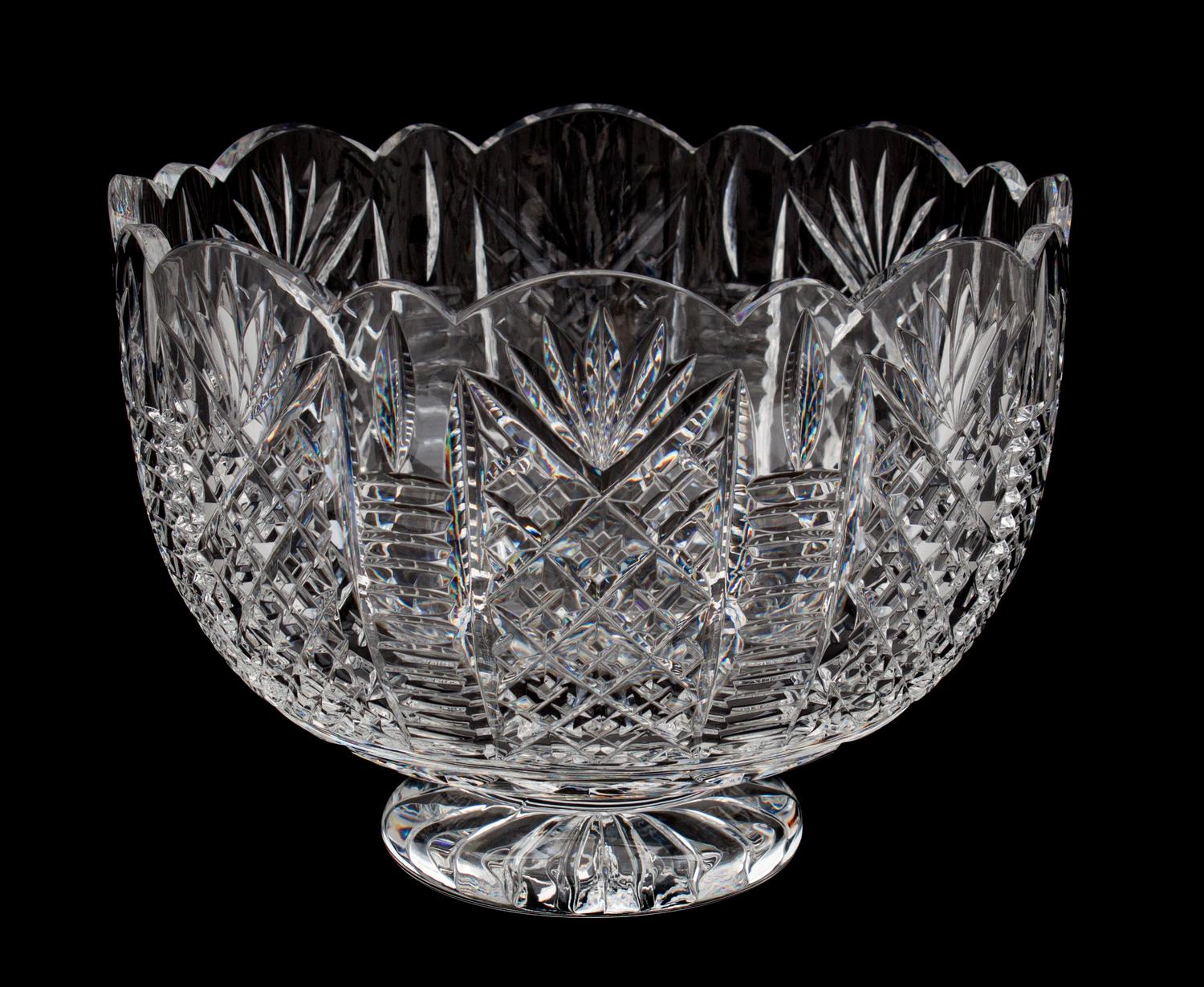 A Waterford Crystal Bowl Height 6 5/8 inches.