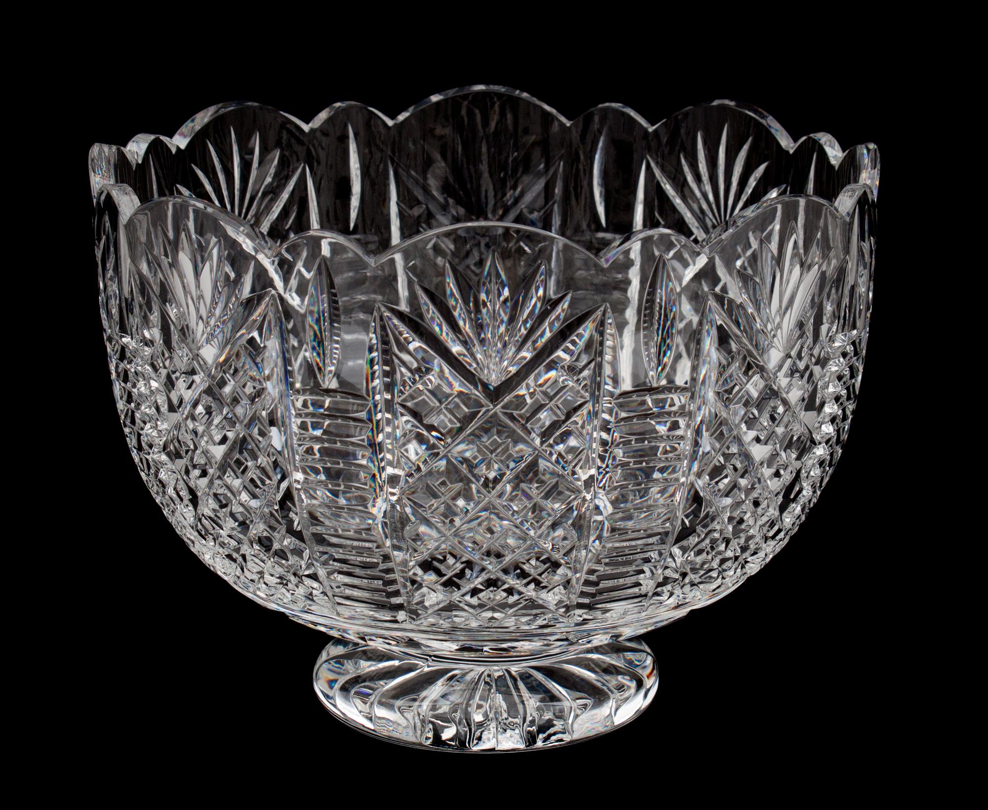 A Waterford Crystal Bowl Height 6 5/8 inches.