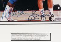 A Magic Johnson and Larry Bird Dual Signed Autograph Photo (Upper Deck Authenticated)