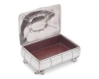 A Georg Jensen Silver Table Top Humidor