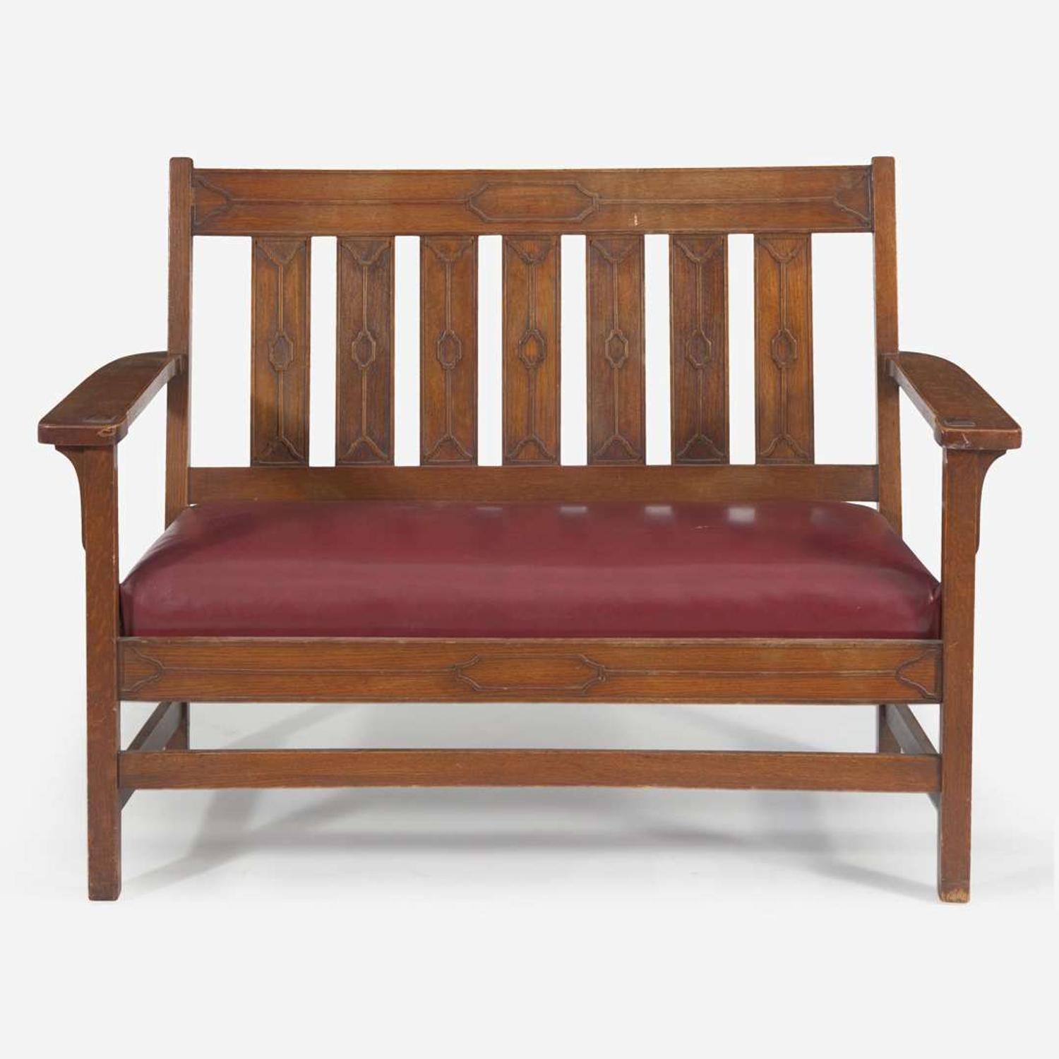 American Arts & Crafts Settee, USA, circa 1905