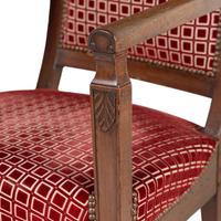 Two Carved Mahogany Fauteuils