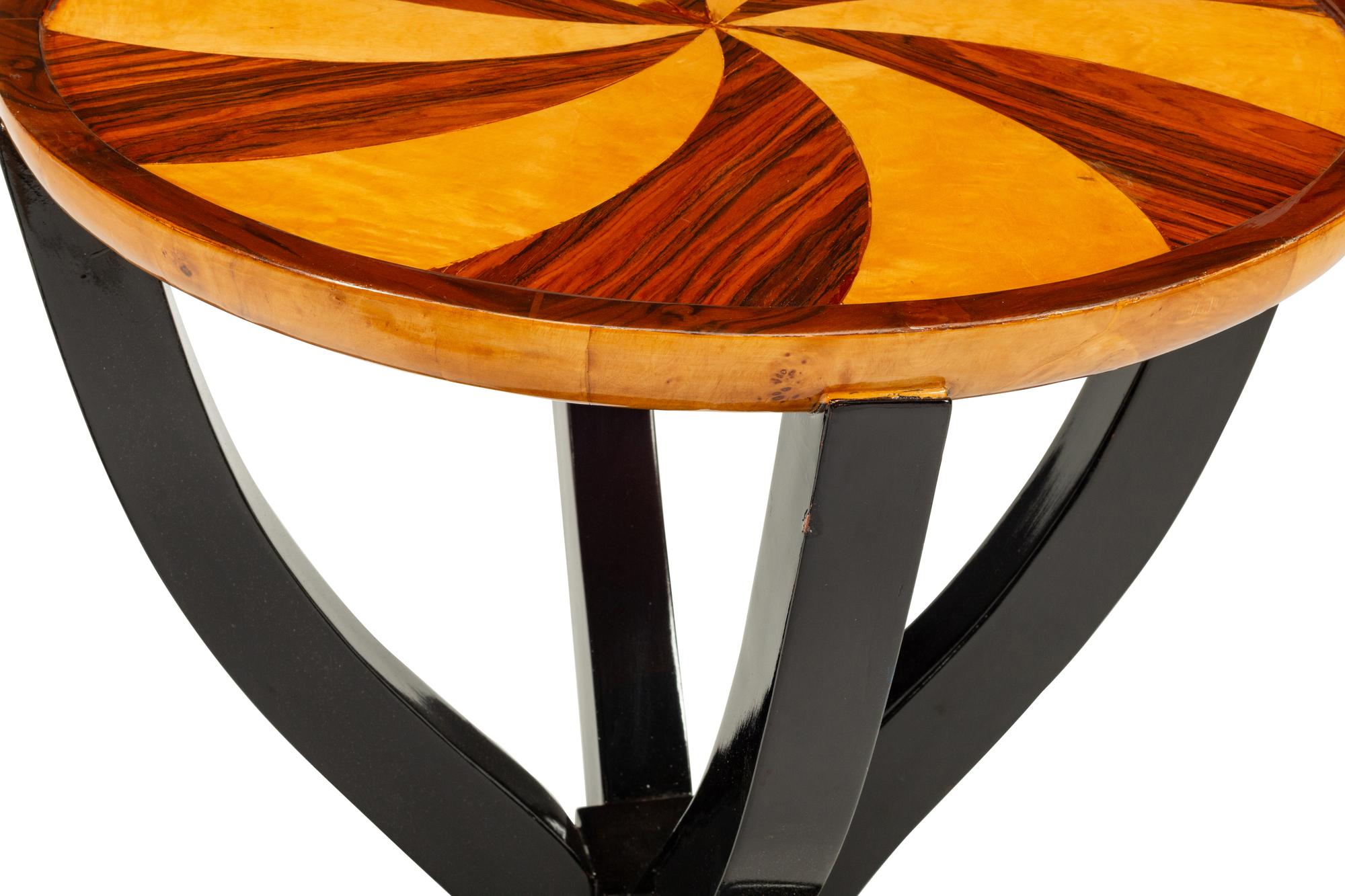 A Pair of Continental Part-Ebonized Side Tables