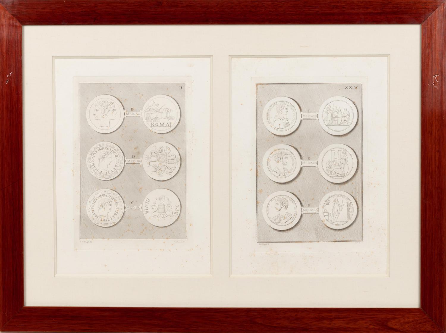 A Set of Eight Engravings