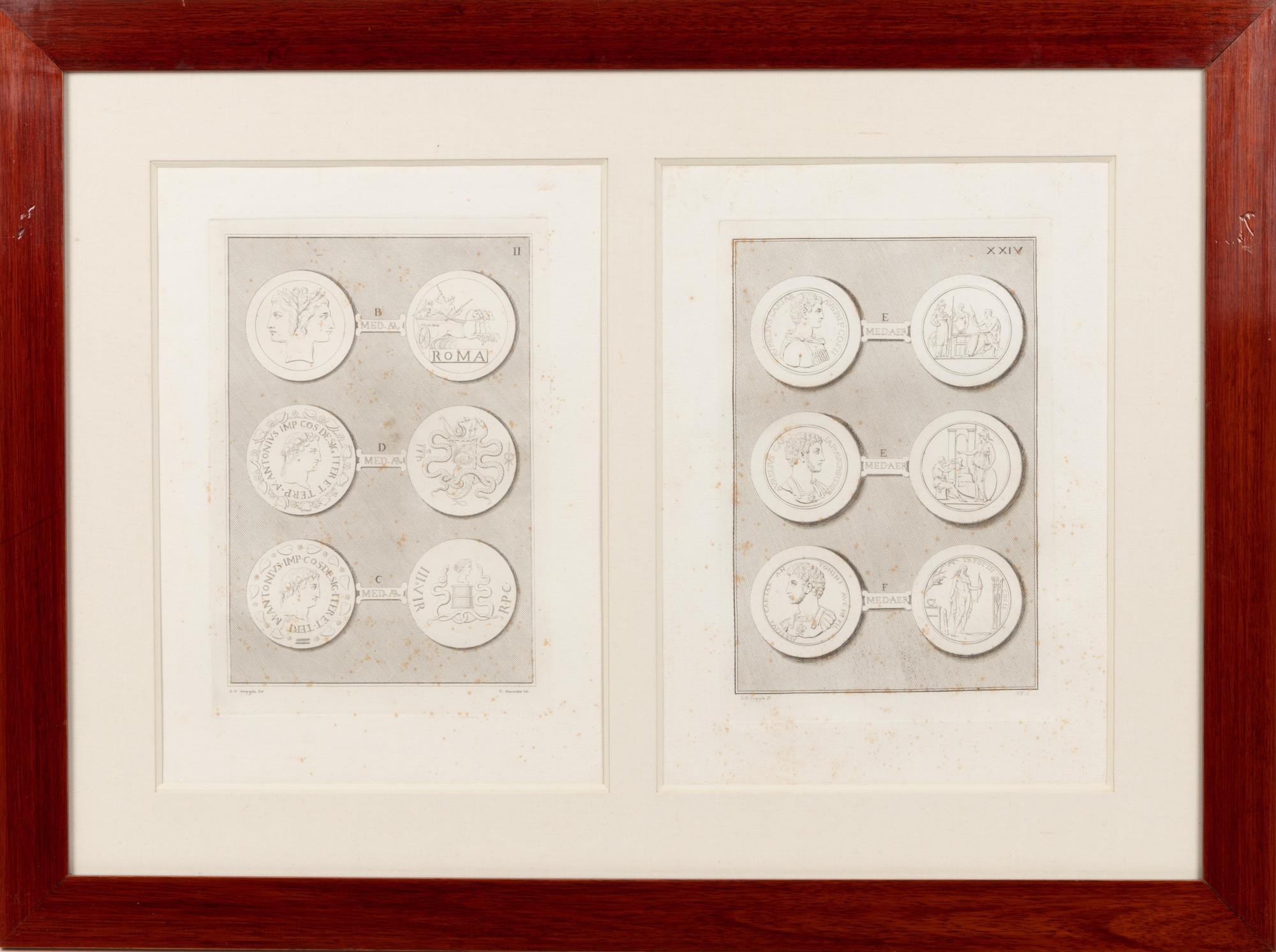 A Set of Eight Engravings