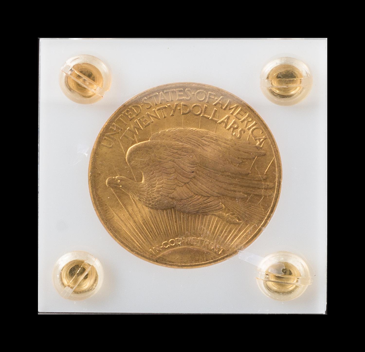A United States 1927 Saint Gaudens $20 Gold Coin