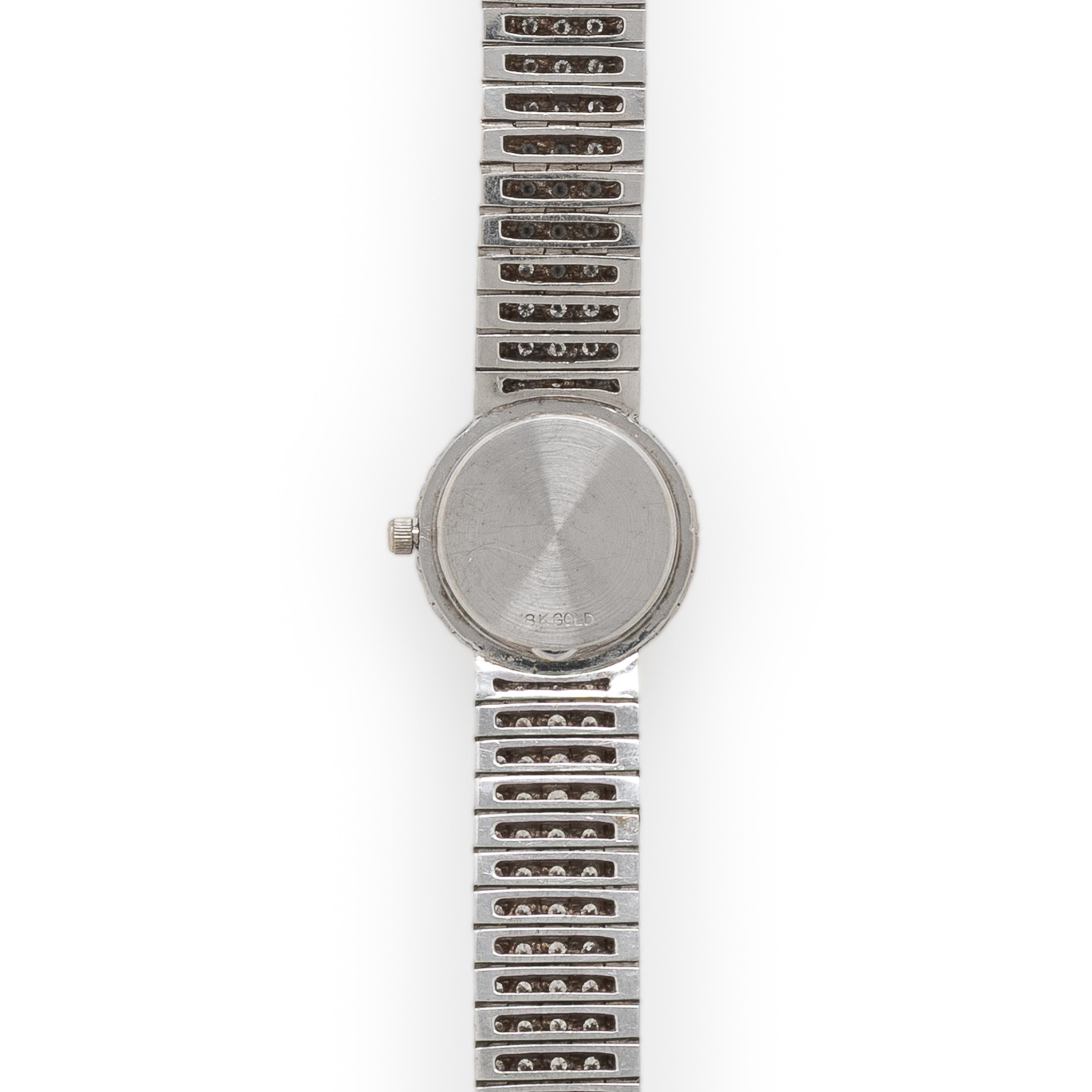 Austern & Paul, 18K White Gold and Diamond Watch