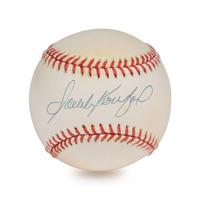 A Sandy Koufax Single Signed Autograph Baseball (Beckett Authentication Services Letter)