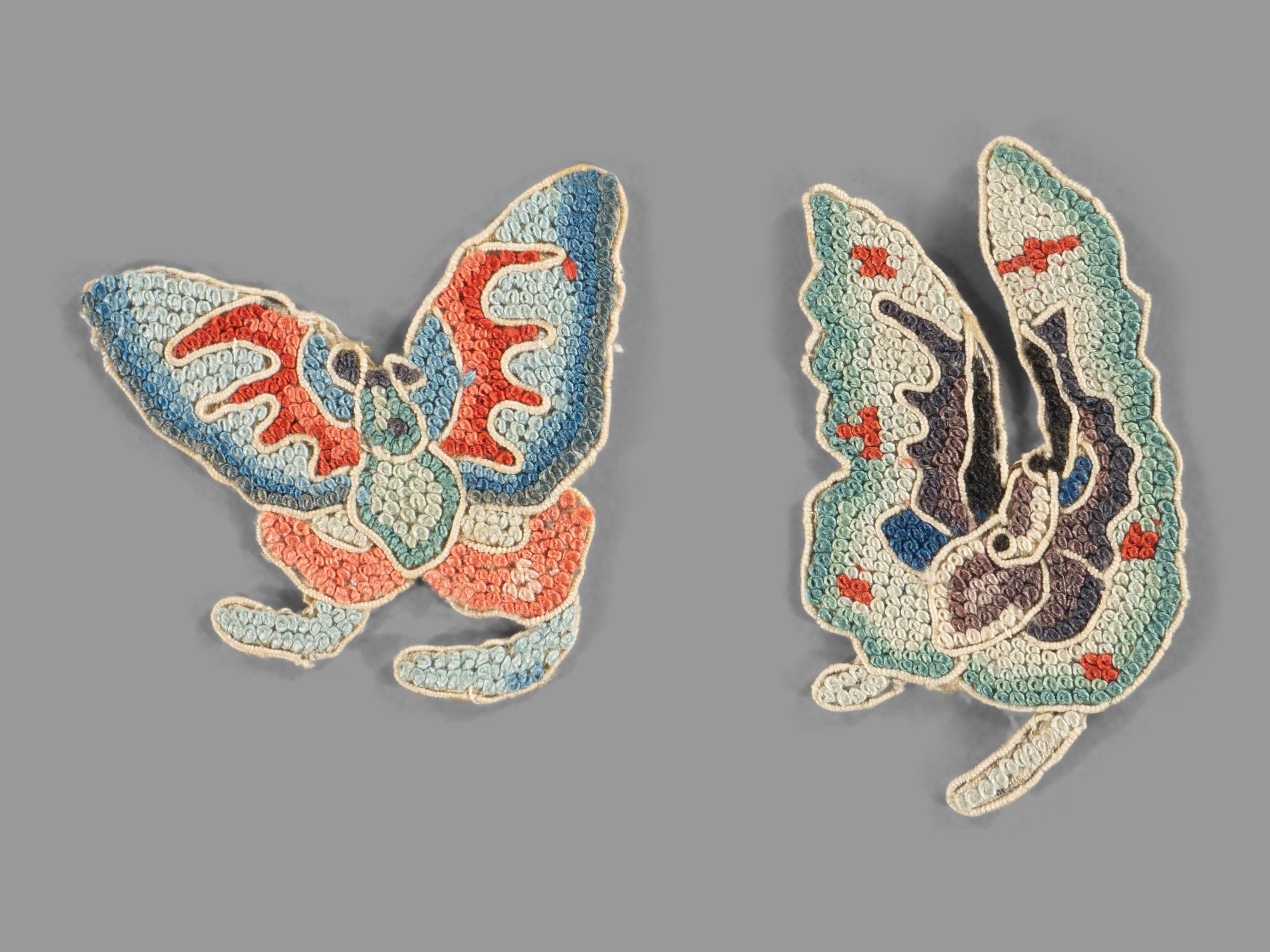18 Chinese Embroidered Silk Textiles