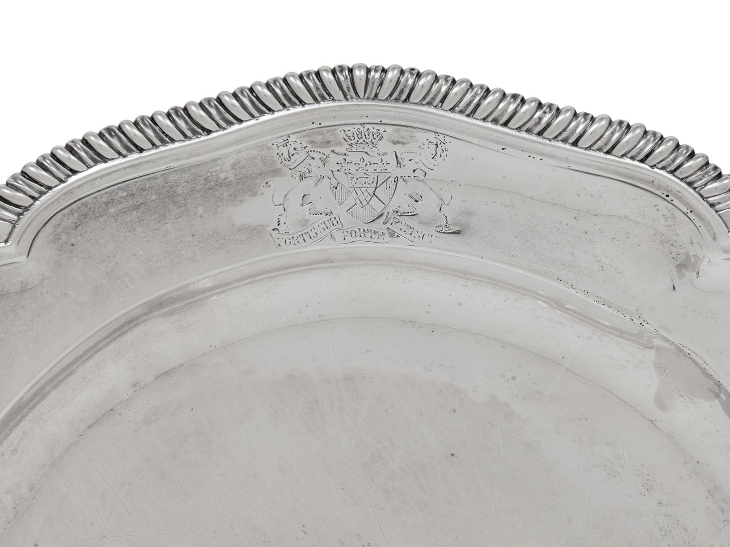 A George III Silver Dinner Plate
