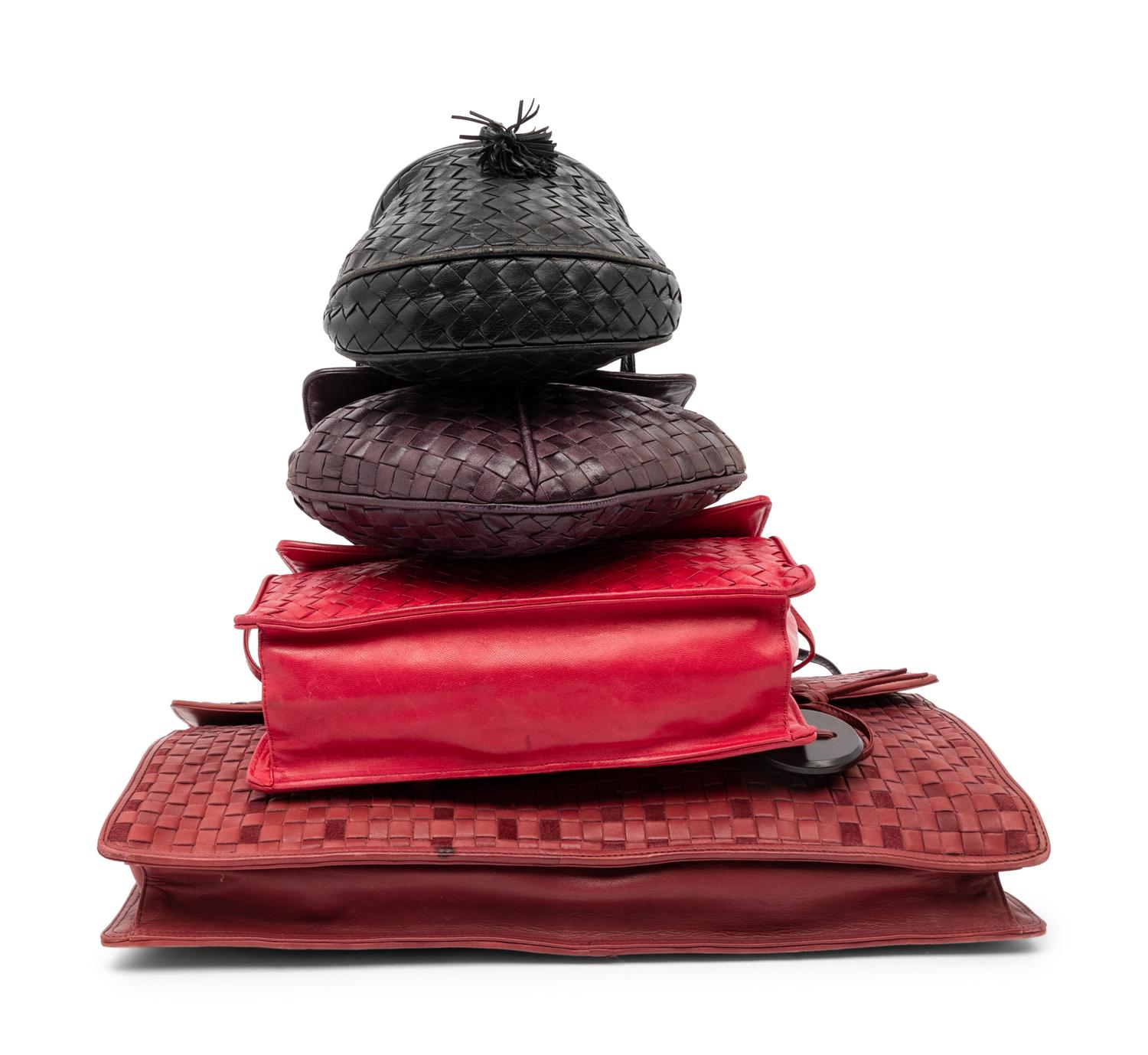 Four Bottega Veneta Bags, 1980s
