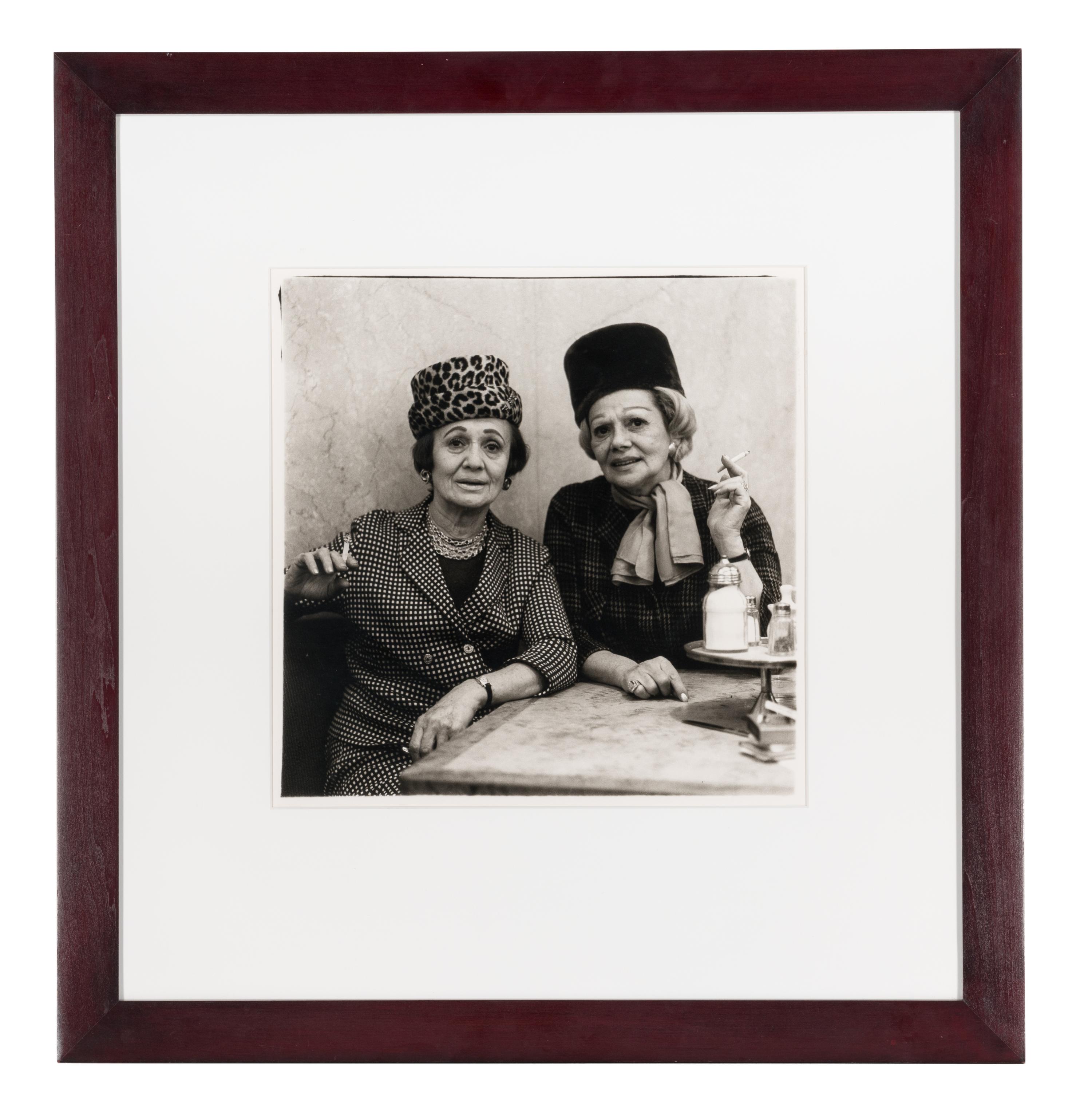Diane Arbus (American, 1923-1971) — Two ladies at the automat, N.Y.C., 1966
