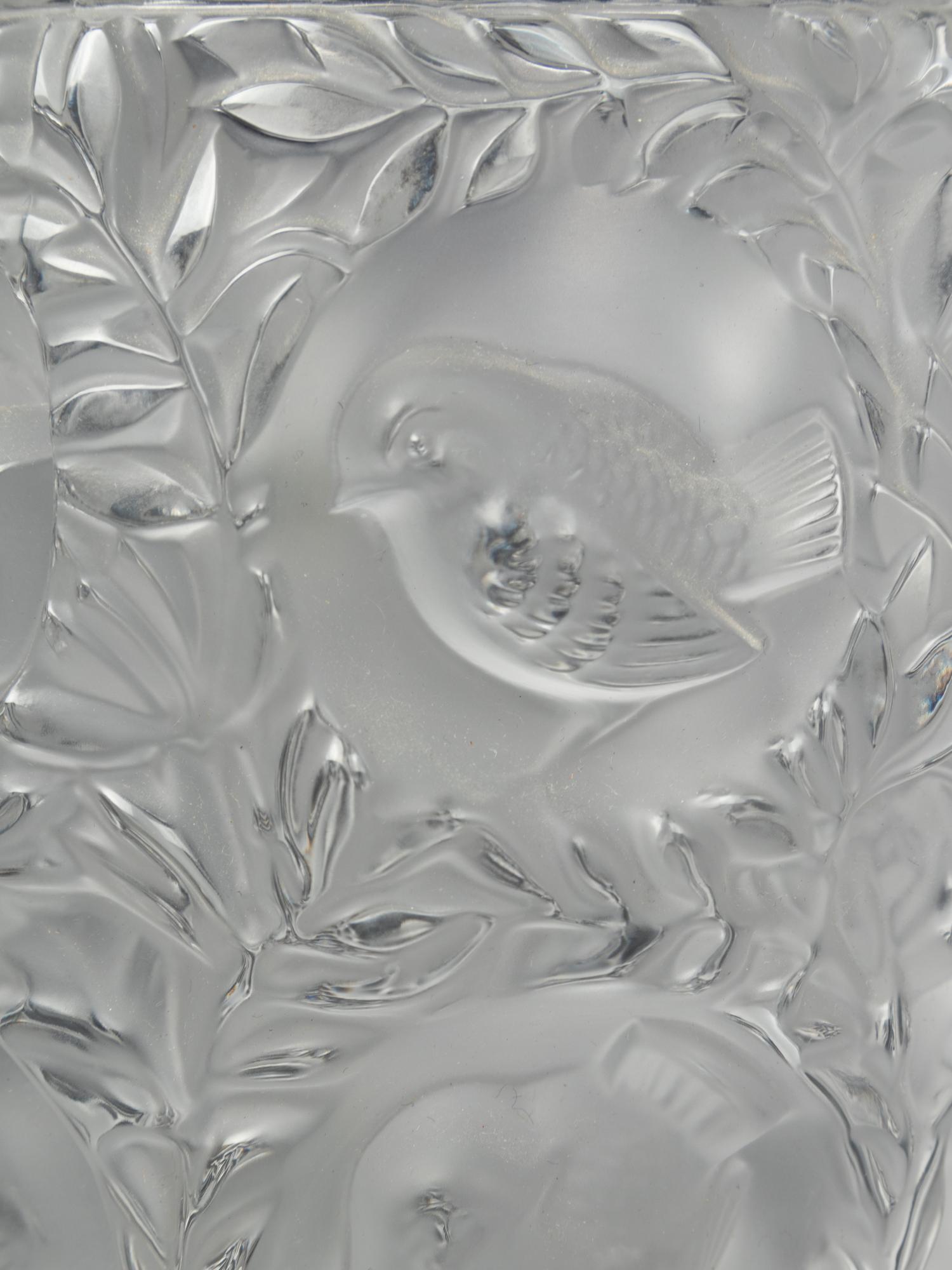 A Pair of Lalique Bagatelle Vases