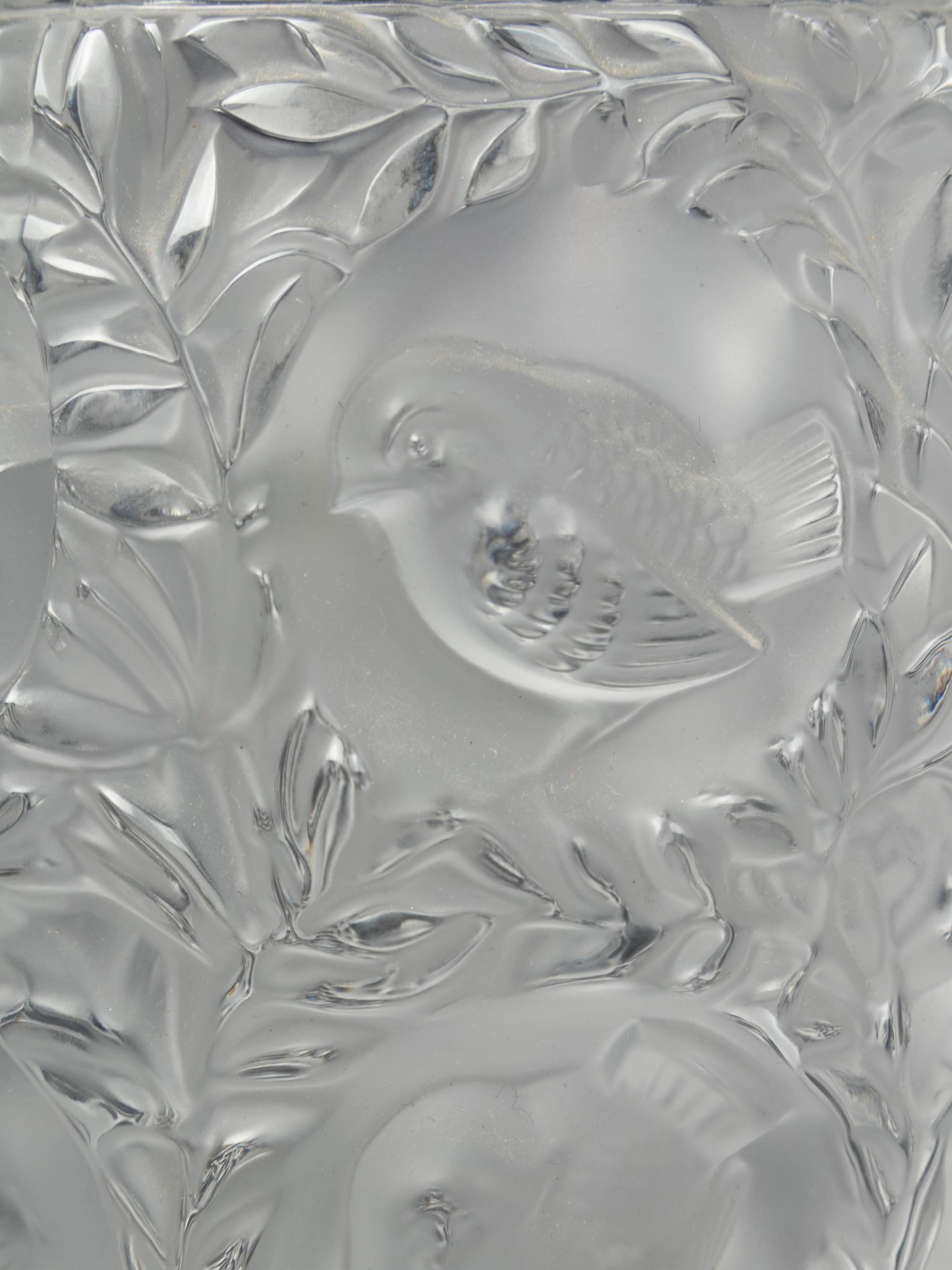 A Pair of Lalique Bagatelle Vases