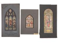 Three Stained Glass Window Designs