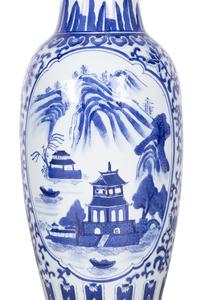Seven Blue and White Porcelain Articles