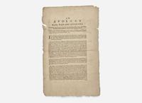 [Americana] [Quakers] Pemberton, James: An Apology For the People called Quakers...