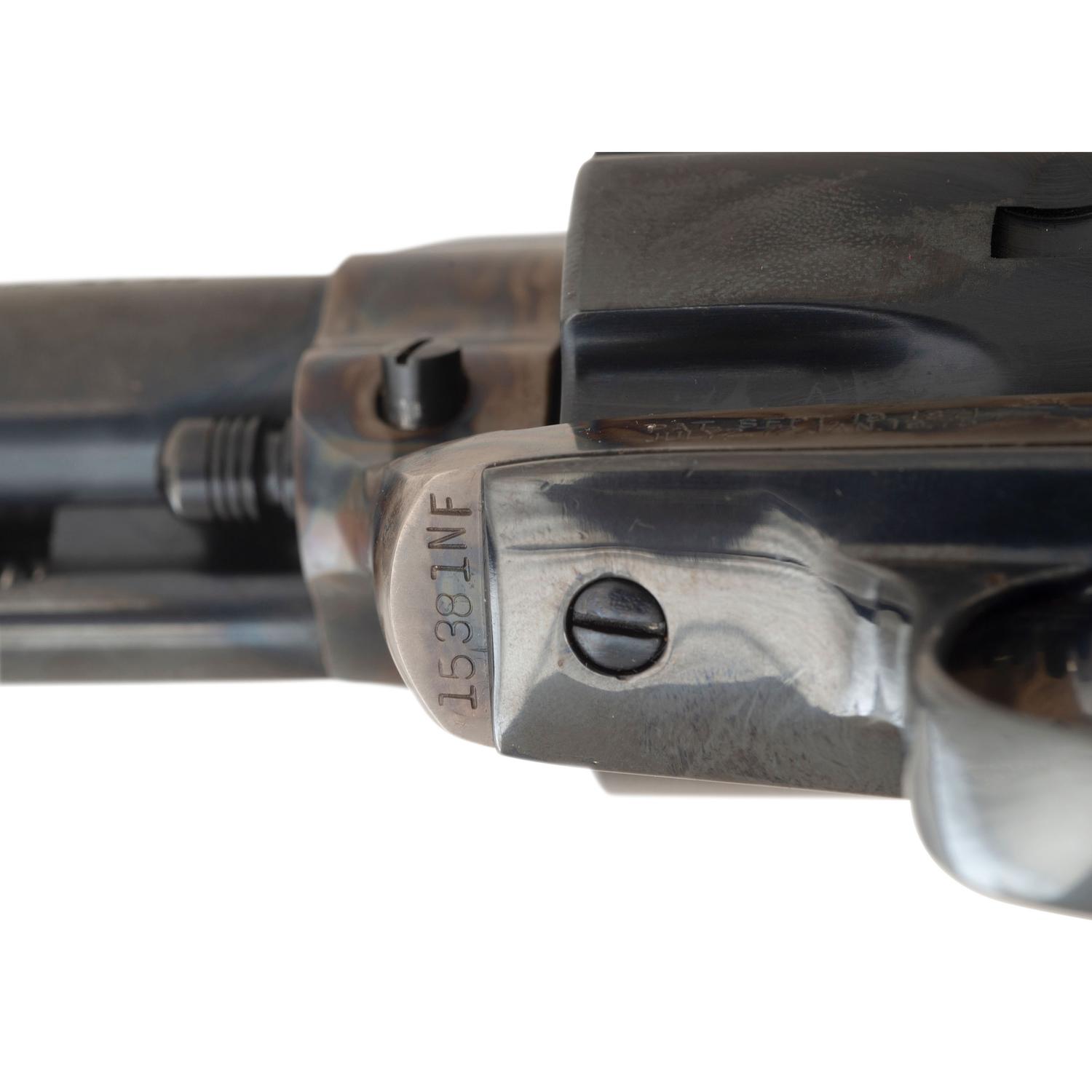 *Colt 4.75" Blued New Frontier Single Action Army Revolver in .44-40 with Original Box and Extra Grips