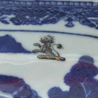 A Group of Four Chinese Export Porcelain Nanking Covered Sauce Tureens and Stands