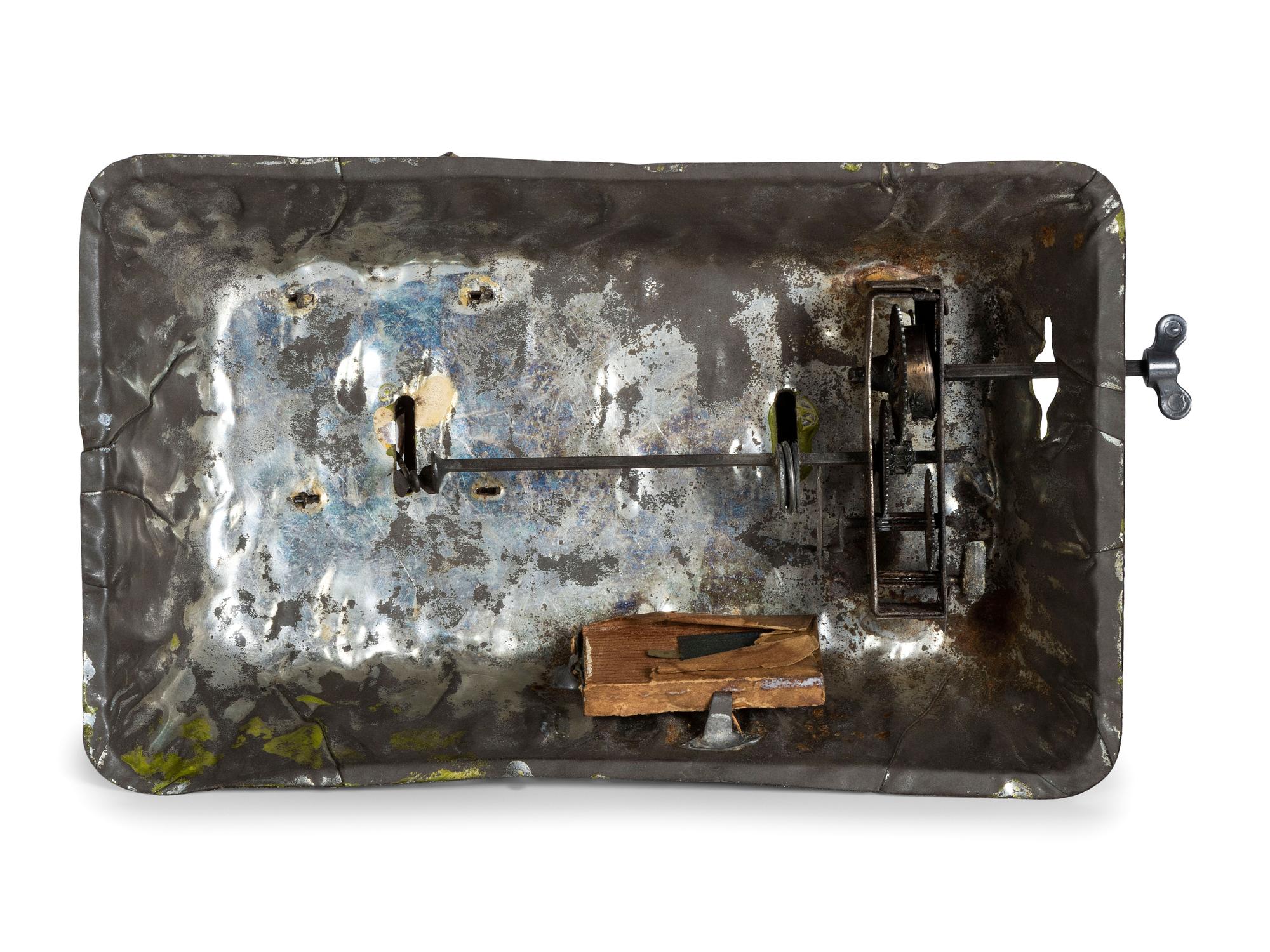 A Gunthermann Hand-Painted Tin and Paper Windup Toy