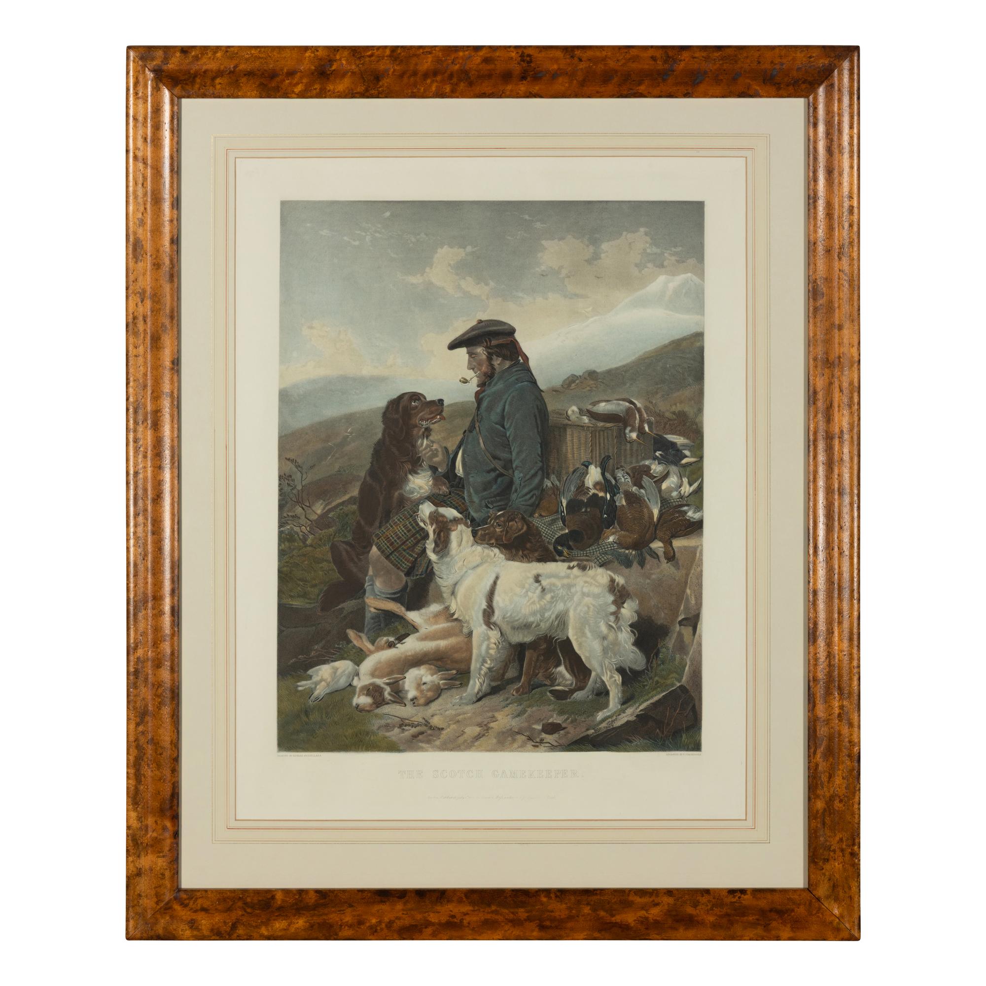 Frederick Stacpoole (British, 1813-1907) — The Scotch Gamekeeper and The English Gamekeeper (two works after Richard Ansdella)