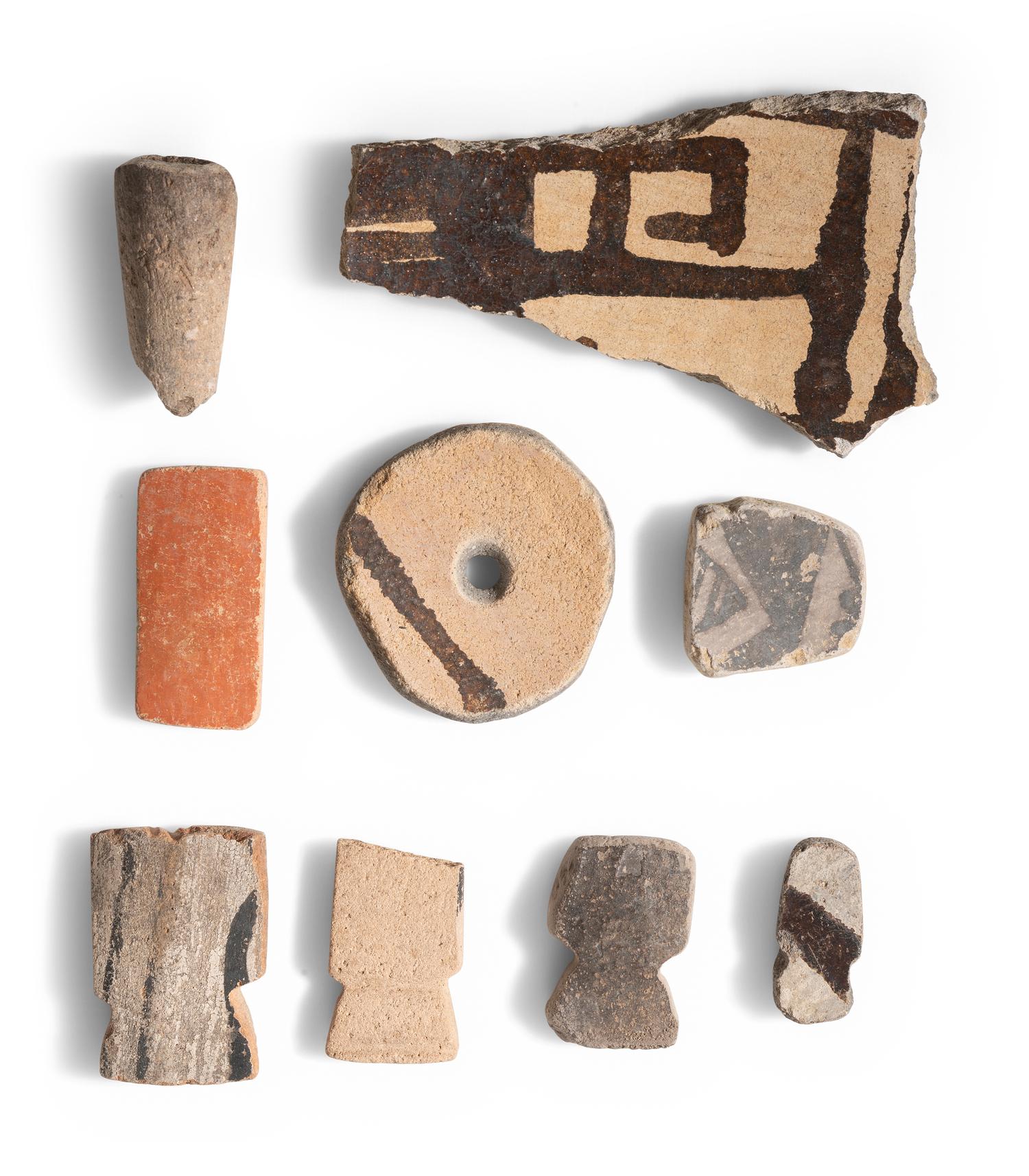 San Lazaro Pueblo Pottery Pieces, From the Collection of Forrest Fenn