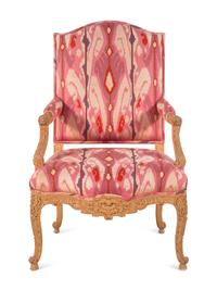 A Régence Style Carved Armchair