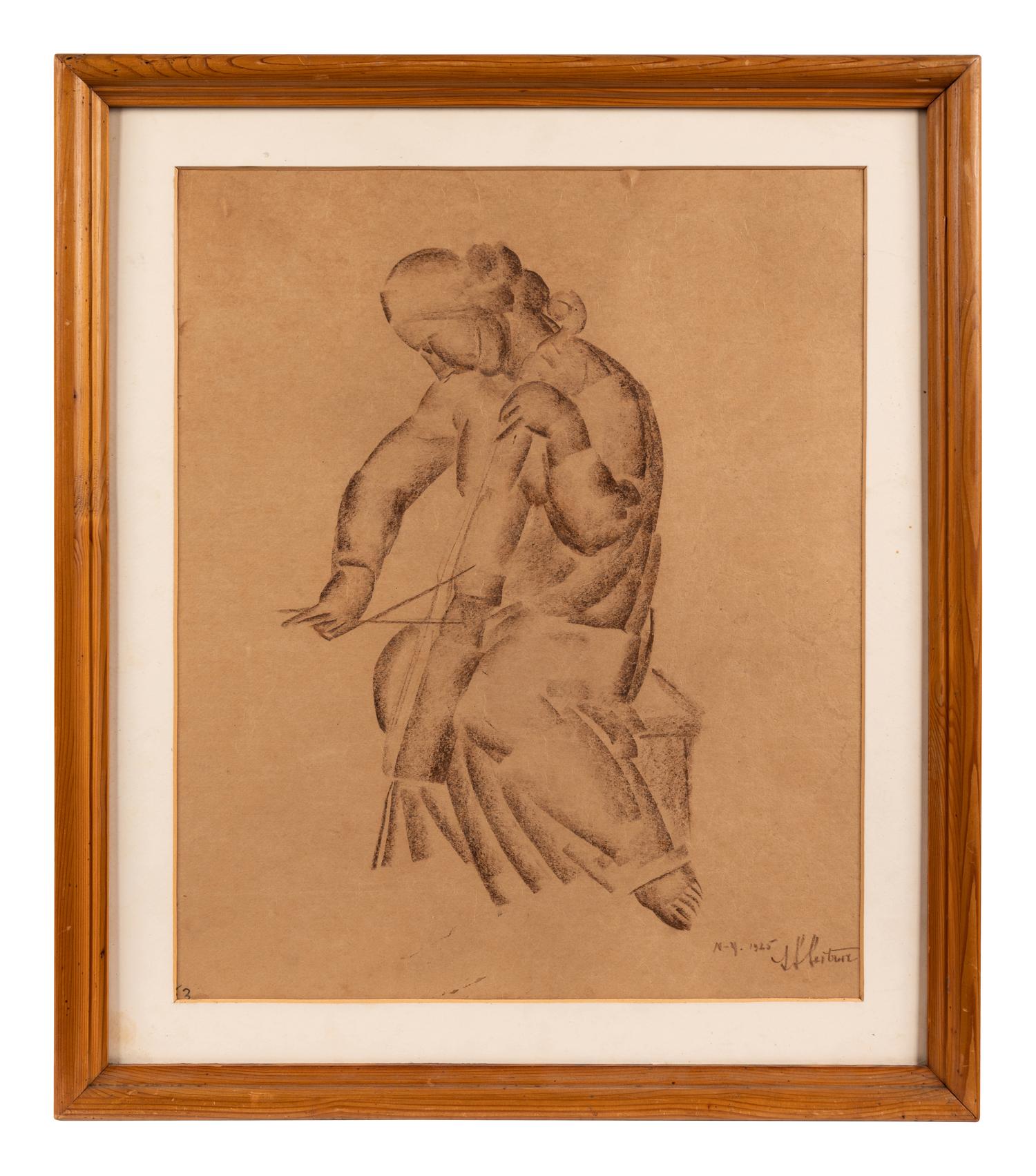 Woman Playing Cello