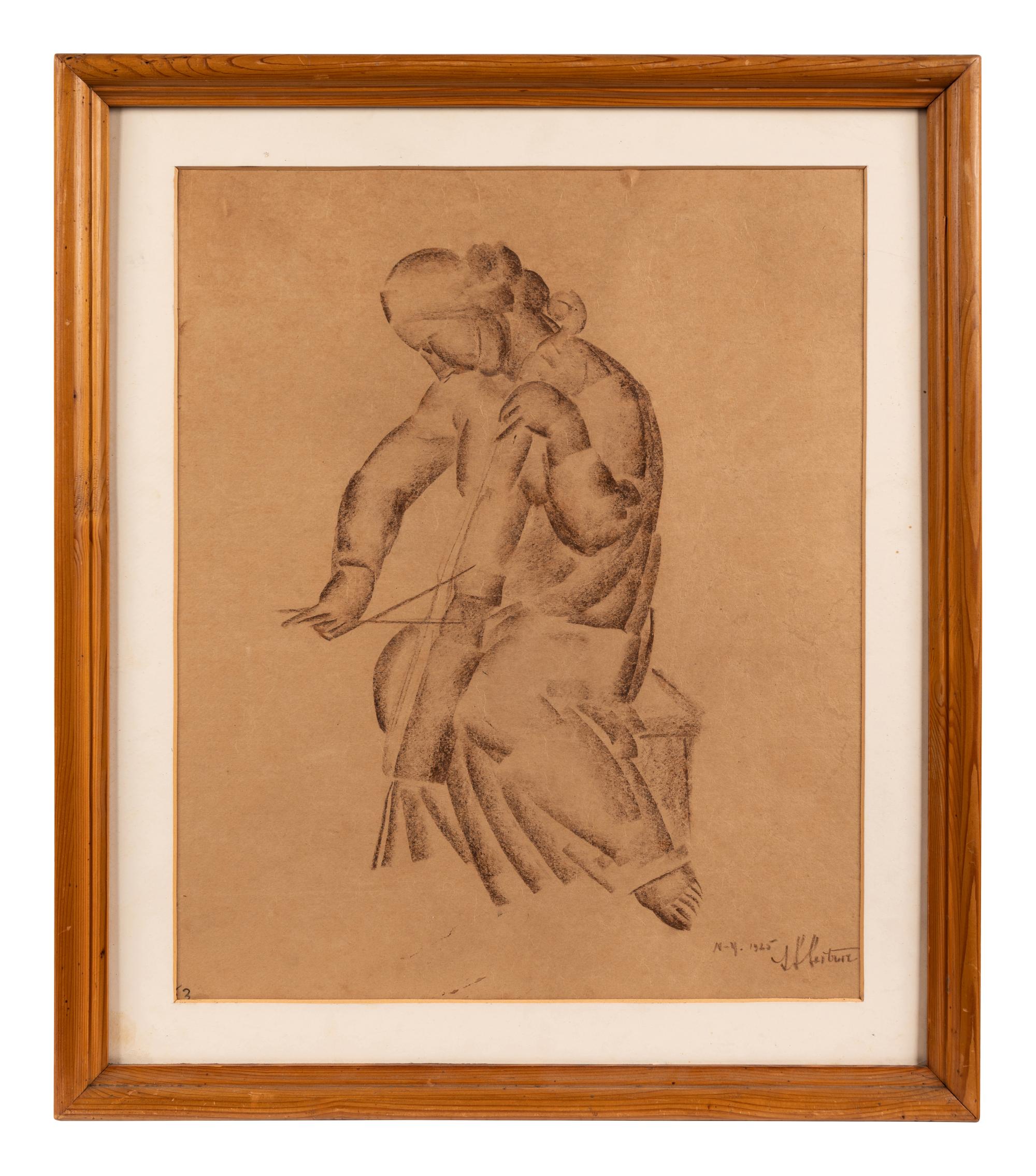 Woman Playing Cello