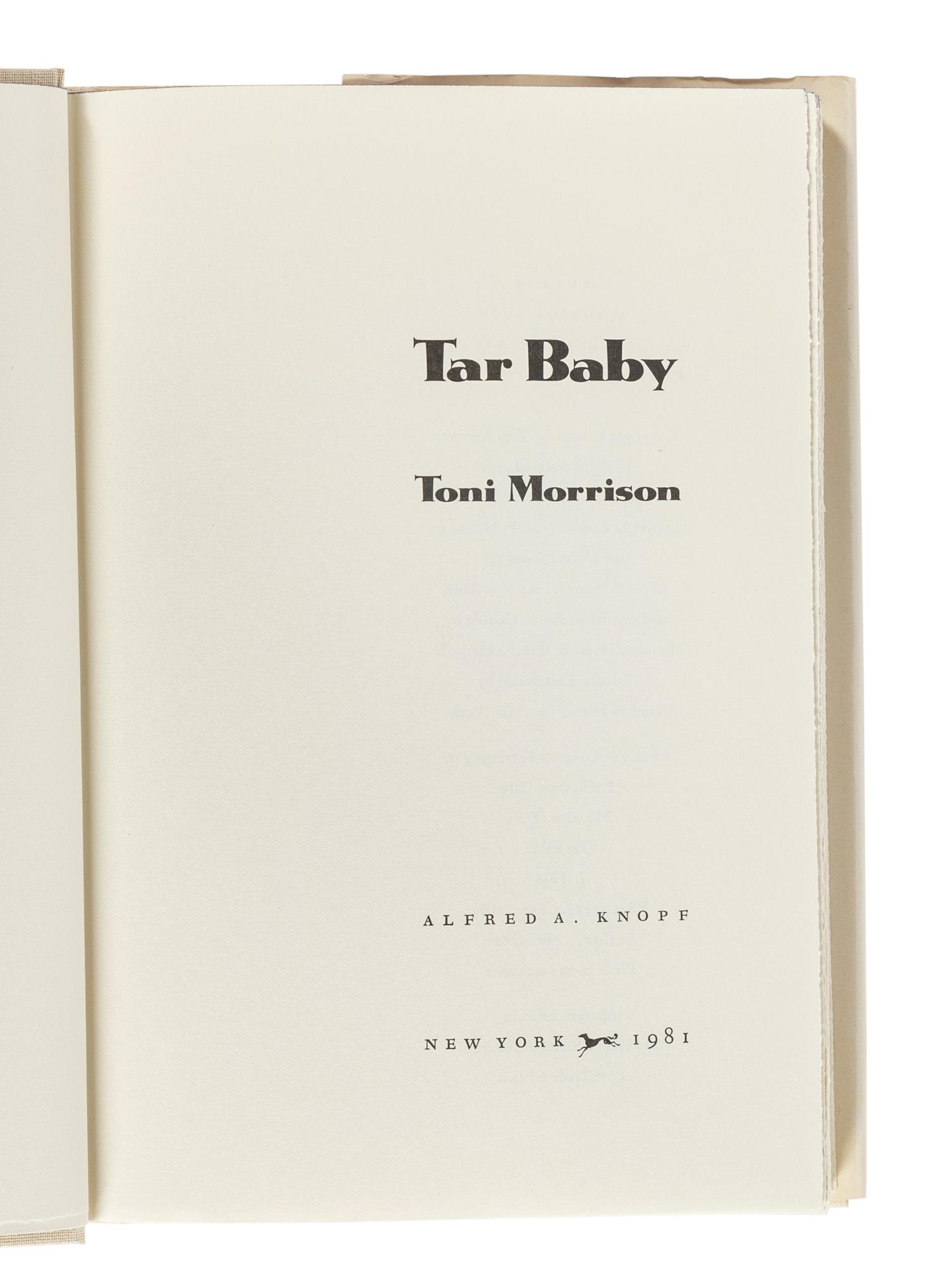 MORRISON, Toni (1931-2019). Song of Solomon . New York: Alfred A. Knopf, 1977.