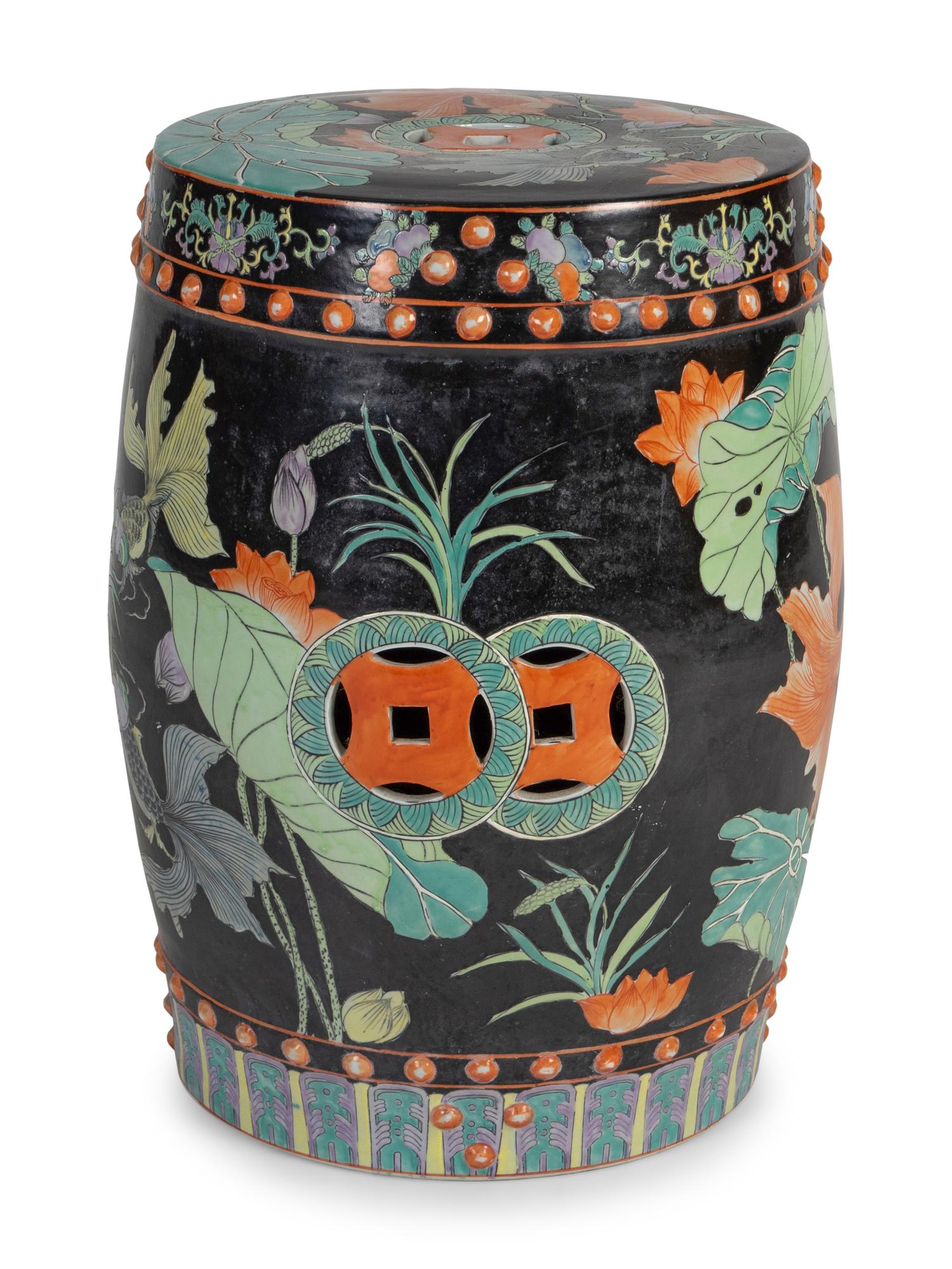 A Chinese Porcelain Garden Seat