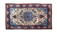 A Persian Wool Rug 10 feet 3 inches x 6 feet 5 inches.
